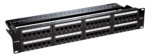 D-Link NPP-C61BLK481 48 Port Cat6 Unshielded Fully Loaded Punch Down Patch Panel