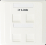 D-LINK four port faceplate