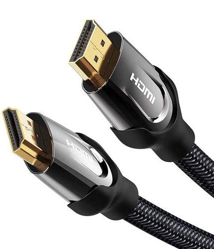 Vention Nylon Braided HDMI Cable 1M Black Metal Type