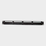 VENTION Cat.6 UTP 24 Ports Keystone Patch Panel Black