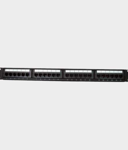 VENTION Cat.6 UTP 24 Ports Keystone Patch Panel Black