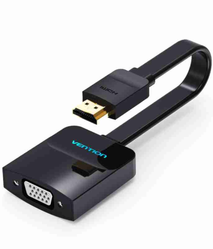 Vention Flat HDMI to VGA Converter 0.15M Black