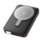 Vention 10000mAh Magnetic Wireless Power Bank (USB-C + Lightning + USB-C + USB-A +Wireless) 22.5W Black LED Display Type