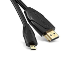 Vention Micro HDMI Cable 2M Black (VAA-D03-B200) – Your Camera's Footage on the Big Screen