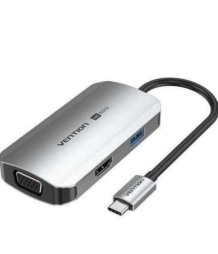 Vention USB 2.0 A Male to B Male Printer Cable with 2 Ferrite Cores 5M Black (VAS-A16-B500) – Reliable Printing Across a Busy Shop or Office