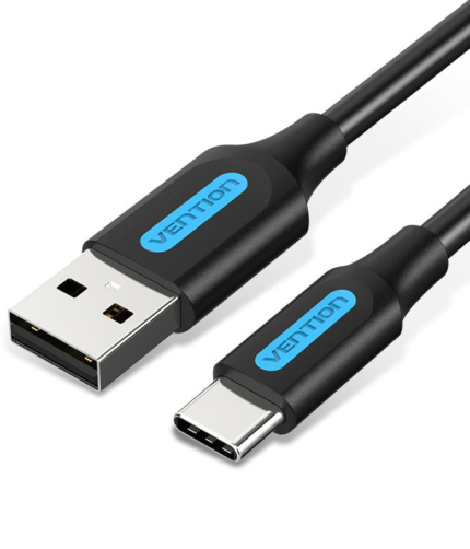 Vention USB 2.0 A Male to C Male 3A Cable 1M Black