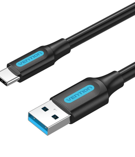 Vention USB 3.0 A Male to C Male Cable 1M Black PVC Type