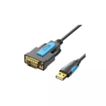 Vention USB to RS232 Serial Adapter Black 1.5M