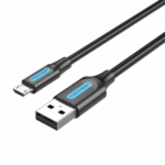 Vention USB 2.0 A Male to Micro-B Male 3A Cable 2M Black