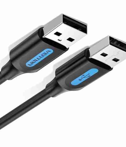 Vention USB 2.0 A Male to A Male Cable 1.5M Black PVC Type