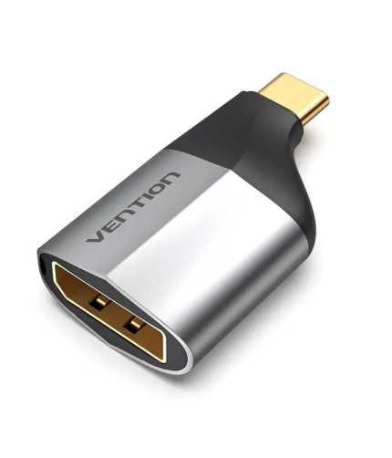 Vention Type-C to DP Adapter Gray Metal Type