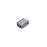 Vention USB-C Male to USB 3.0 Female OTG Adapter Gray Aluminum Alloy Type