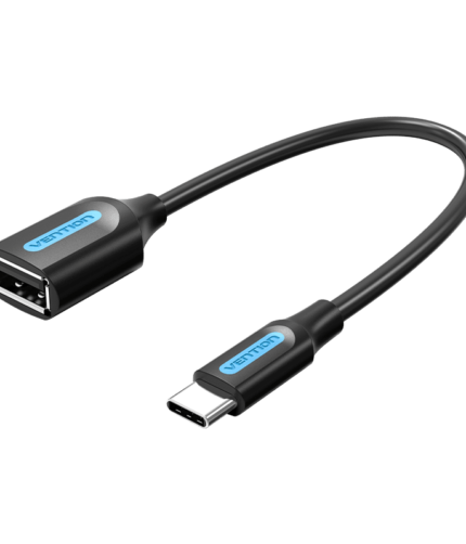 Vention USB 2.0 C Male to A Female OTG cable 0.15M Black PVC Type