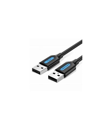 Vention USB 2.0 A Male to A Male Cable 1M Black PVC Type