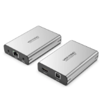 Vention HDMI Network Cable Extender 150M Gray Aluminum Alloy Type