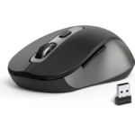 Vention 3-Button Wireless Computer Mouse with USB Receiver Black