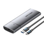 Vention M.2 NGFF SSD Enclosure (USB 3.1 Gen 2-C) Gray Aluminum Alloy Type