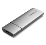 Vention M.2 NVMe SSD Enclosure (USB 3.1 Gen 2-C) Gray Aluminum Alloy Type