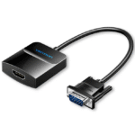 Vention VGA to HDMI Converter with Female Micro USB and Audio Port 0.15M Black