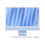 Apple iMac 24-inch M4, 16GB Ram, 512GB SSD, Blue (MWV33B/A)
