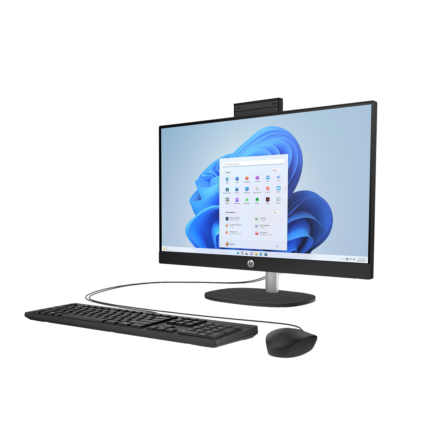 HP AIO 24-CR1079NH Core Ultra 7, 16GB Ram, 512GB SSD, 23.8-inch Non-Touch (D18WLEA) - Image 2